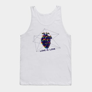 LGBT Rainbow Pride - Love Is Love Tank Top